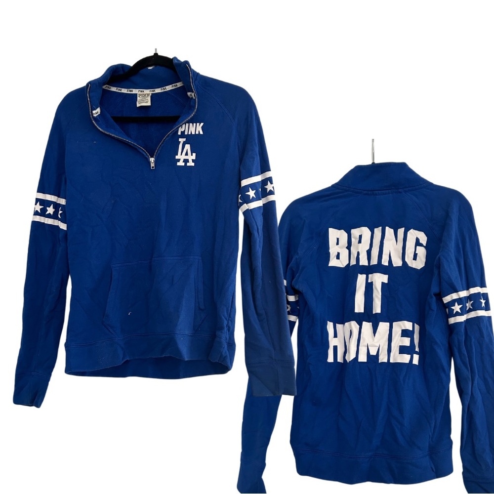 VS Pink X Dodgers Quarter Zip